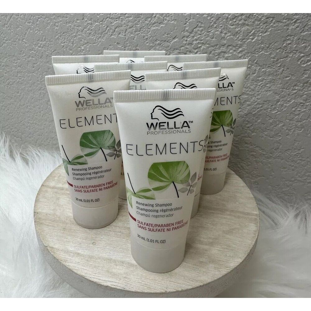$13 π Wella Elements Renewing Shampoo 8.08oz NEW 8Xβ Travel Sz - Picture 1 of 2